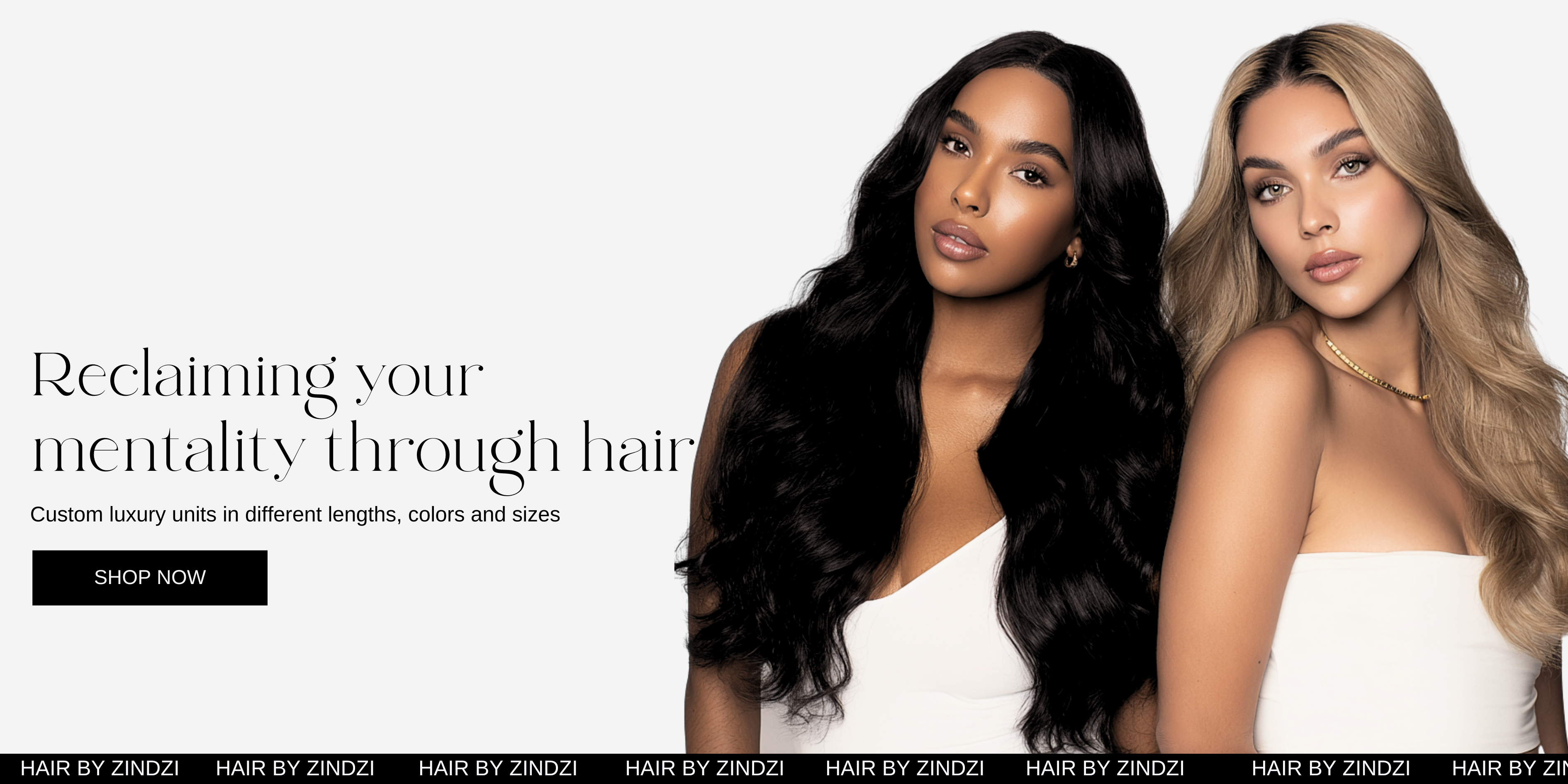 High-quality hair extensions and styling products – Hair by Zindzi