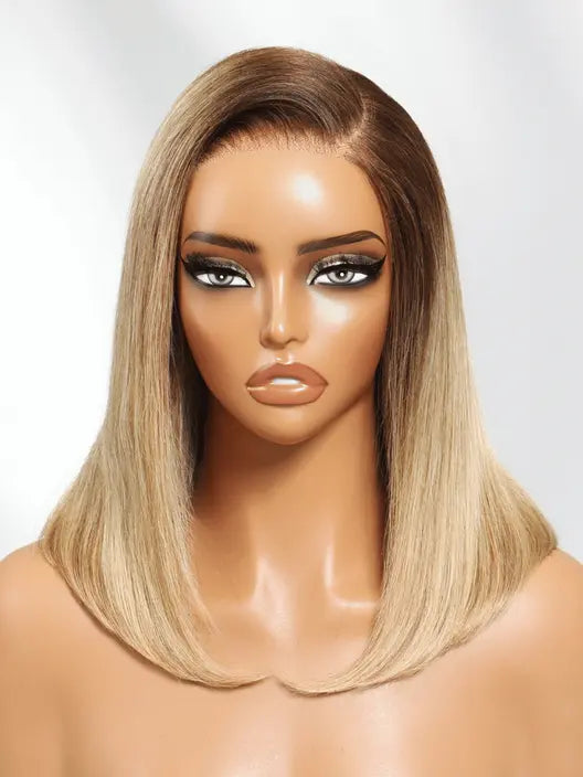 Straight bob wig – premium HD lace for natural hairline