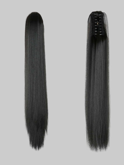 Long claw-clip ponytail extension – sleek and voluminous