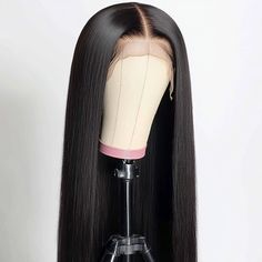 Silk press V part wig – easy install, flat and sleek finish