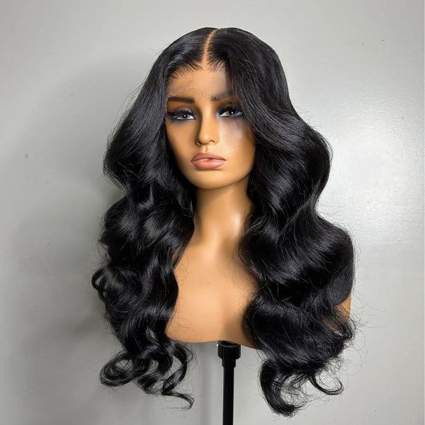 Luxury 5x5 Glueless HD Lace Closure Wig with Soft Wavy Texture – Beginner Friendly &amp; Comfortable