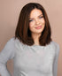 Natural human hair bob wig – sleek short cut with natural shine